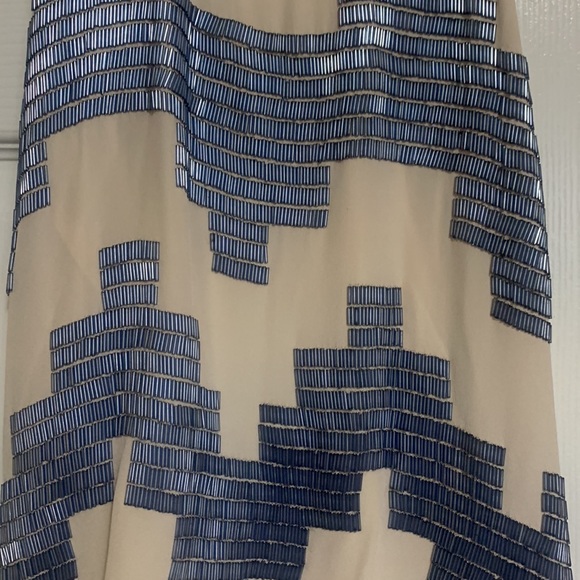 Madison Marcus Blue Beaded Racerback Tank - Picture 2 of 6